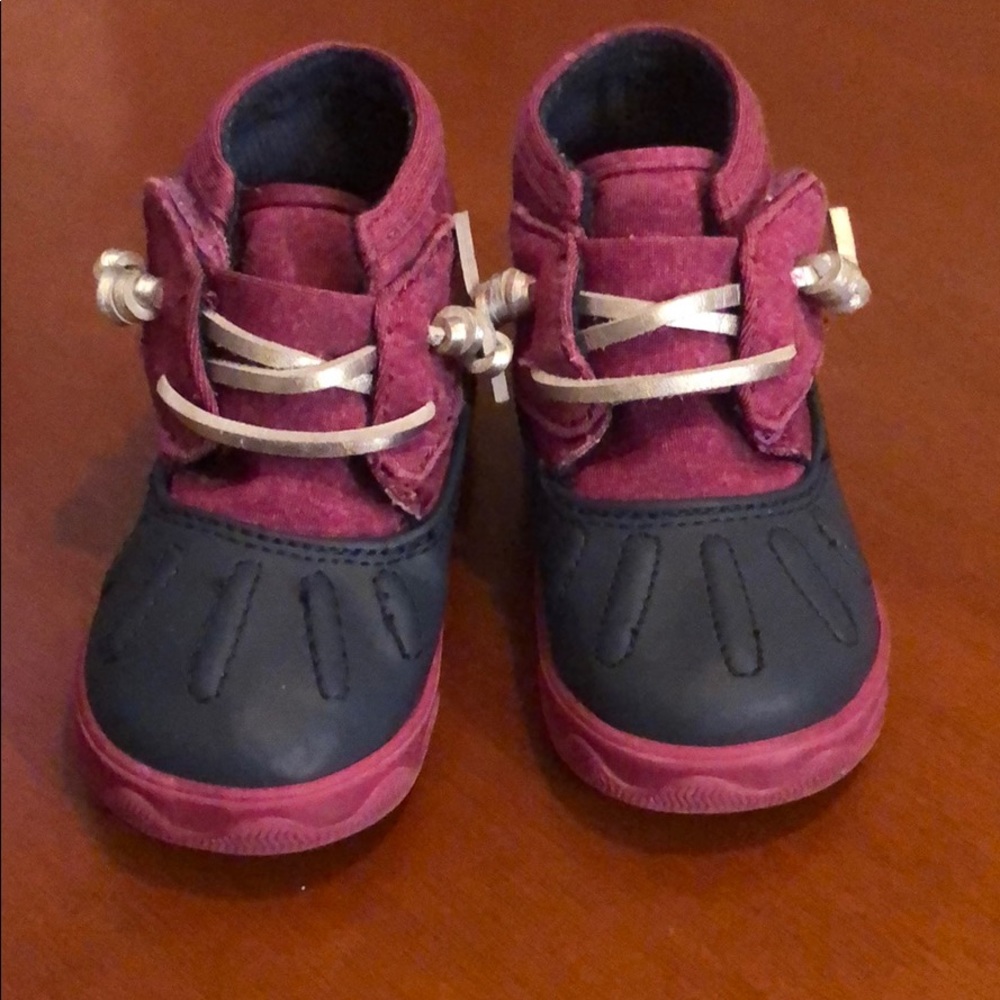 Toddler Size 4 Girl Sperry Rain boot